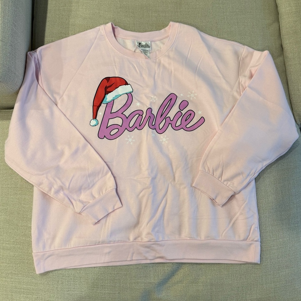 Barbie Women’s Christmas Pink Sweater Size XXL